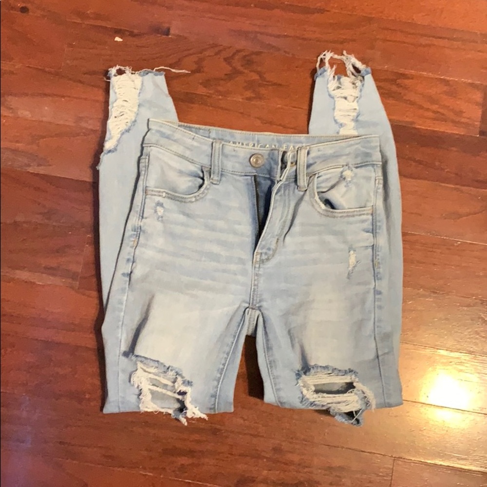 american eagle jeans size 0
